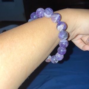 Crystal amethyst bracelet